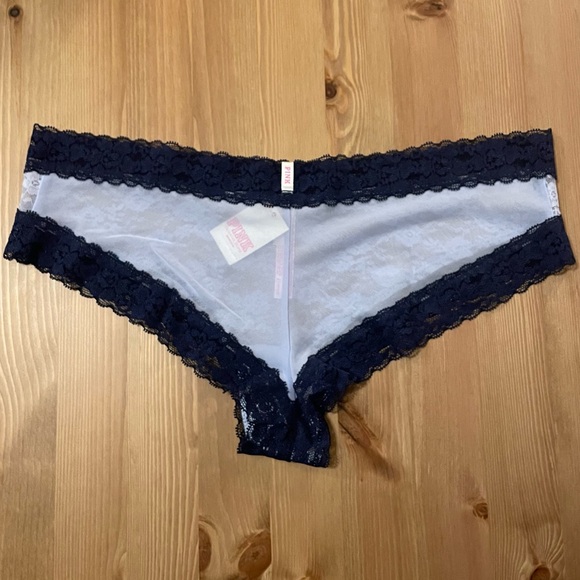 NWT Victoria’s Secret PINK Lace Cheeky Set L - Picture 3 of 10